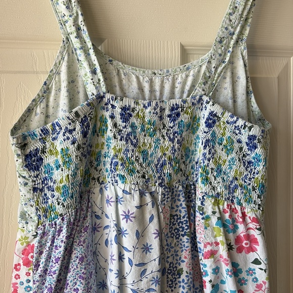 Boho Patchwork Sunrise Tank with Pockets - Picture 8 of 9